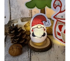 Stickdatei ITH - Weihnachtswichtel Teelichthülle